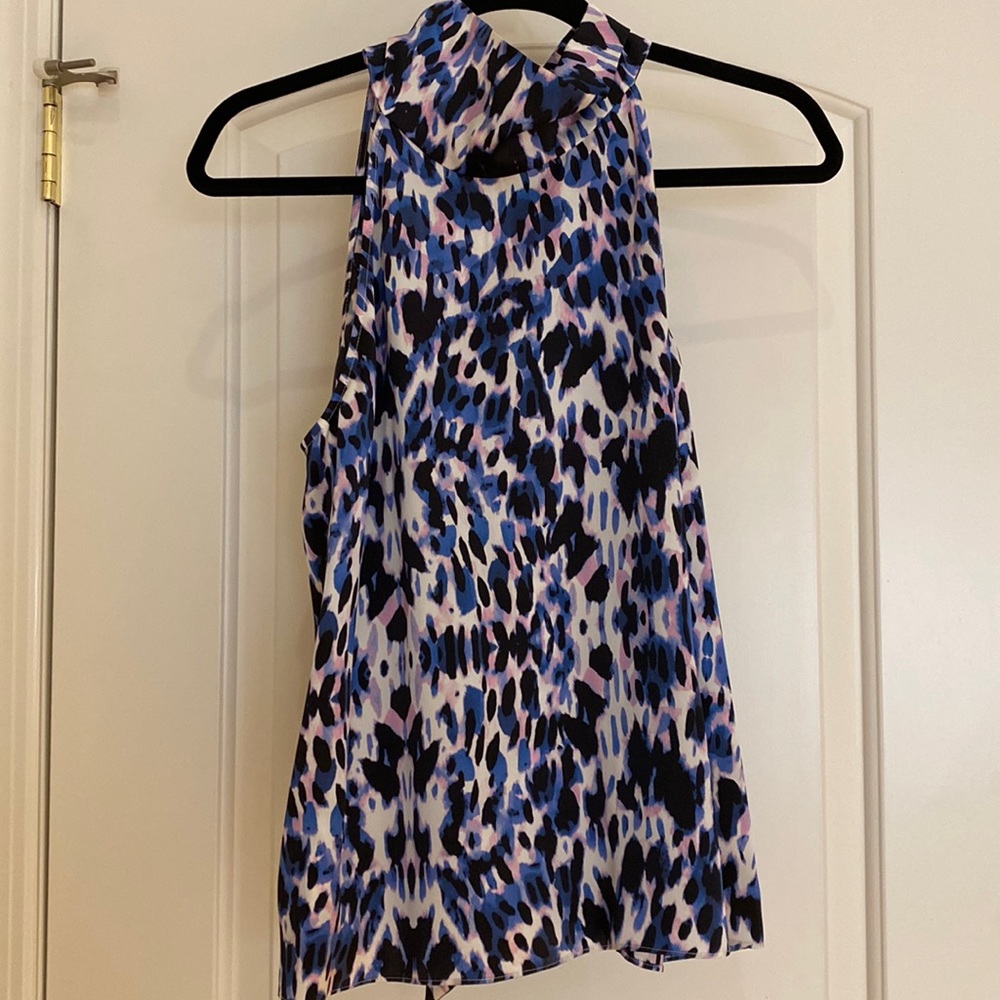 GENERATION LOVE ANIMAL PRINT HALTER TOP